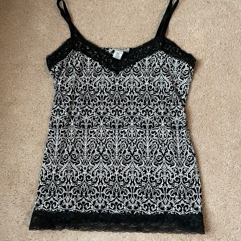 Black tank top